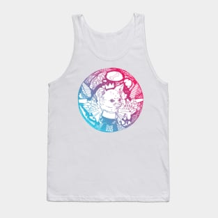 Dual Color Circle of the Chihuahua Tank Top